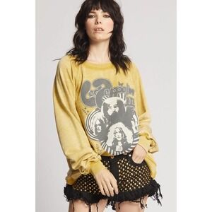 Recycled Karma Led Zeppelin III Graphic Print Crewneck‎ Sweatshirt Band Small S